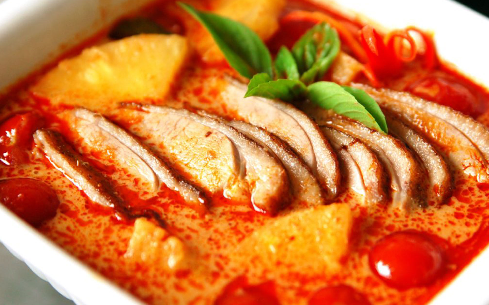 Thai duck curry