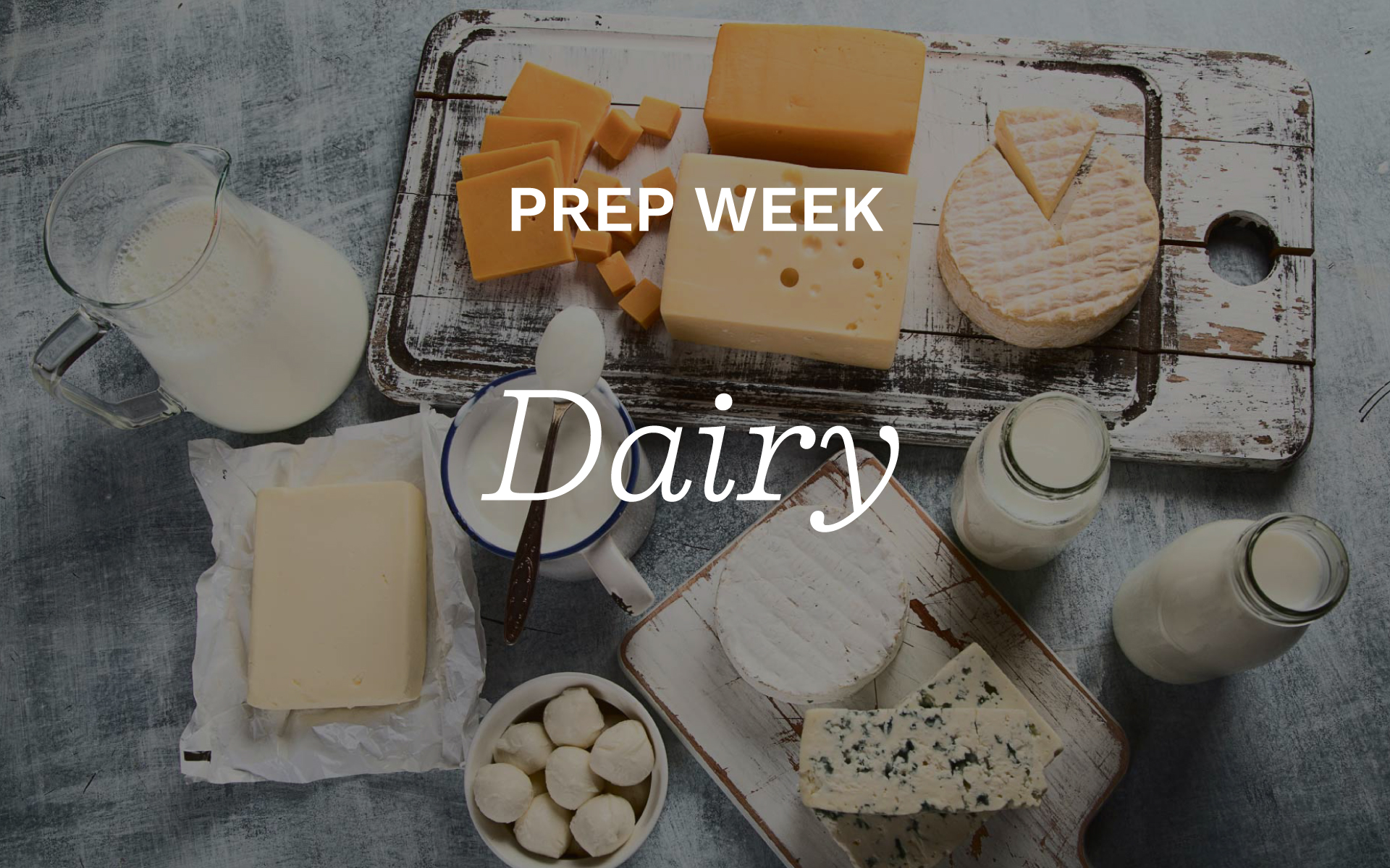 Cleanse & Reboot – Prep Week Dairy