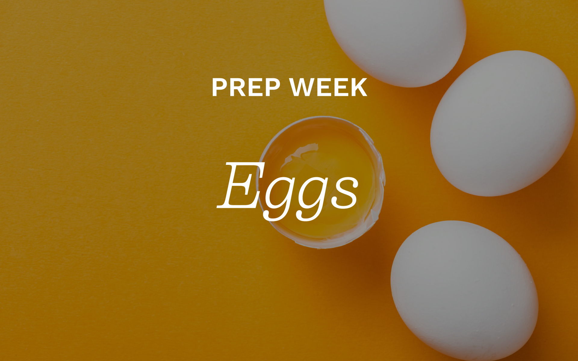 Cleanse & Reboot – Prep Week Eggs