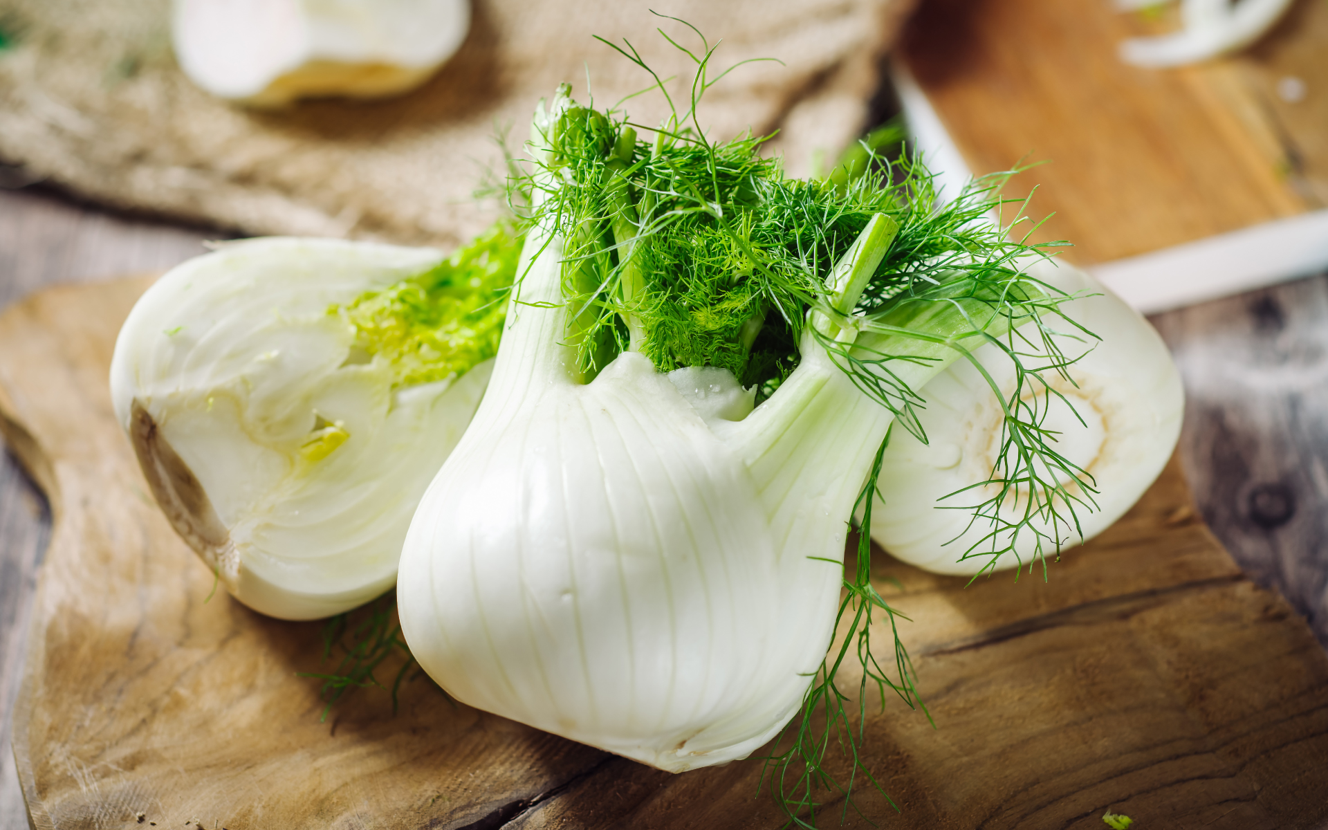Grilled Fennel & Pea/Mint Dressing